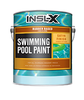 Bangor Paint & Wallpaper Rubber Based Swimming Pool Paint provides a durable low-sheen finish for use in residential and commercial concrete pools. It delivers excellent chemical and abrasion resistance and is suitable for use in fresh or salt water. Also acceptable for use in chlorinated pools. Use Rubber Based Swimming Pool Paint over previous chlorinated rubber paint or synthetic rubber-based pool paint or over bare concrete, marcite, gunite, or other masonry surfaces in good condition.

OTC-compliant, solvent-based pool paint
For residential or commercial pools
Excellent chemical and abrasion resistance
For use over existing chlorinated rubber or synthetic rubber-based pool paints
Ideal for bare concrete, marcite, gunite & other masonry
For use in fresh, salt water, or chlorinated poolsboom